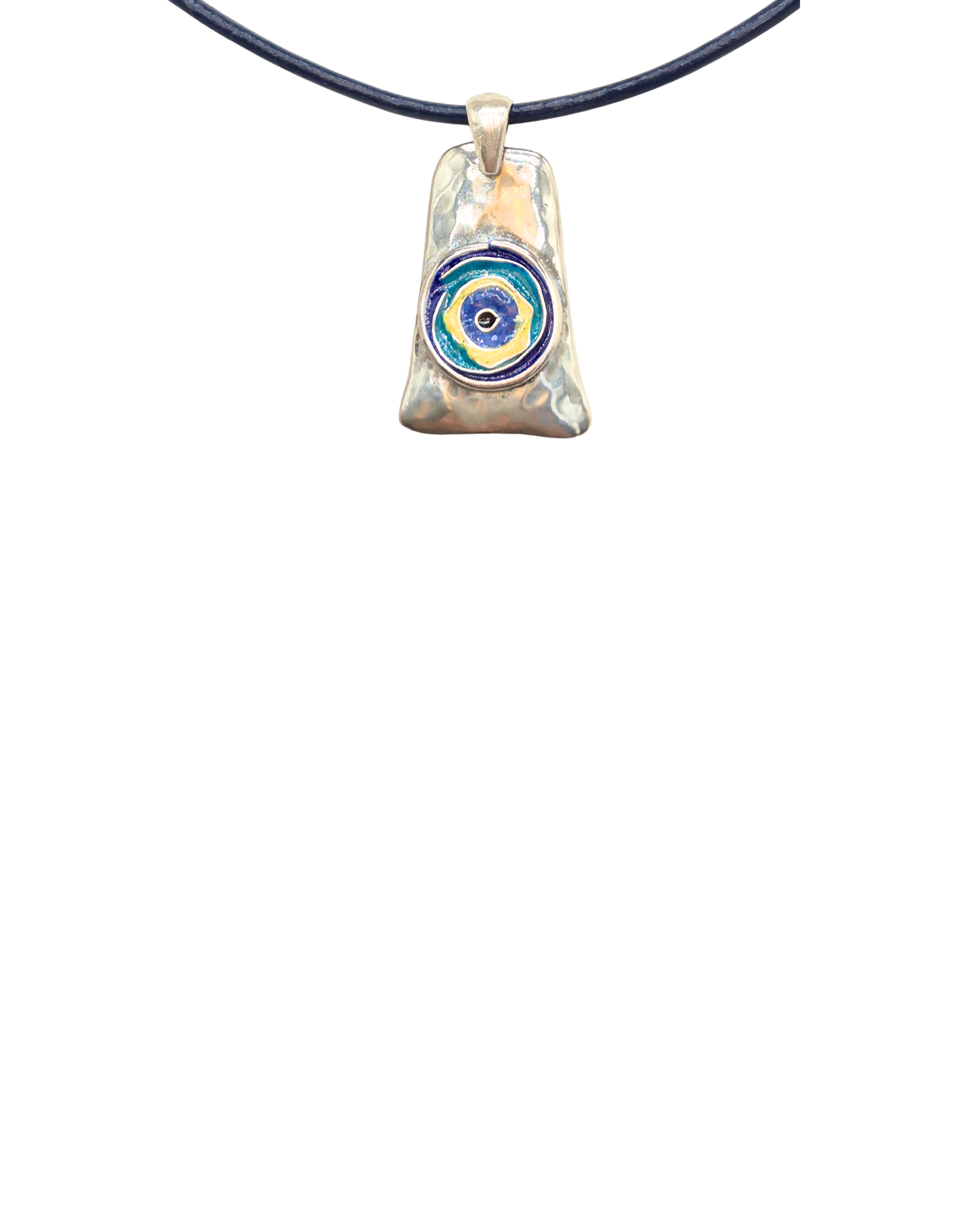 Nazar Kolye-Sıcak Mineli Gümüş