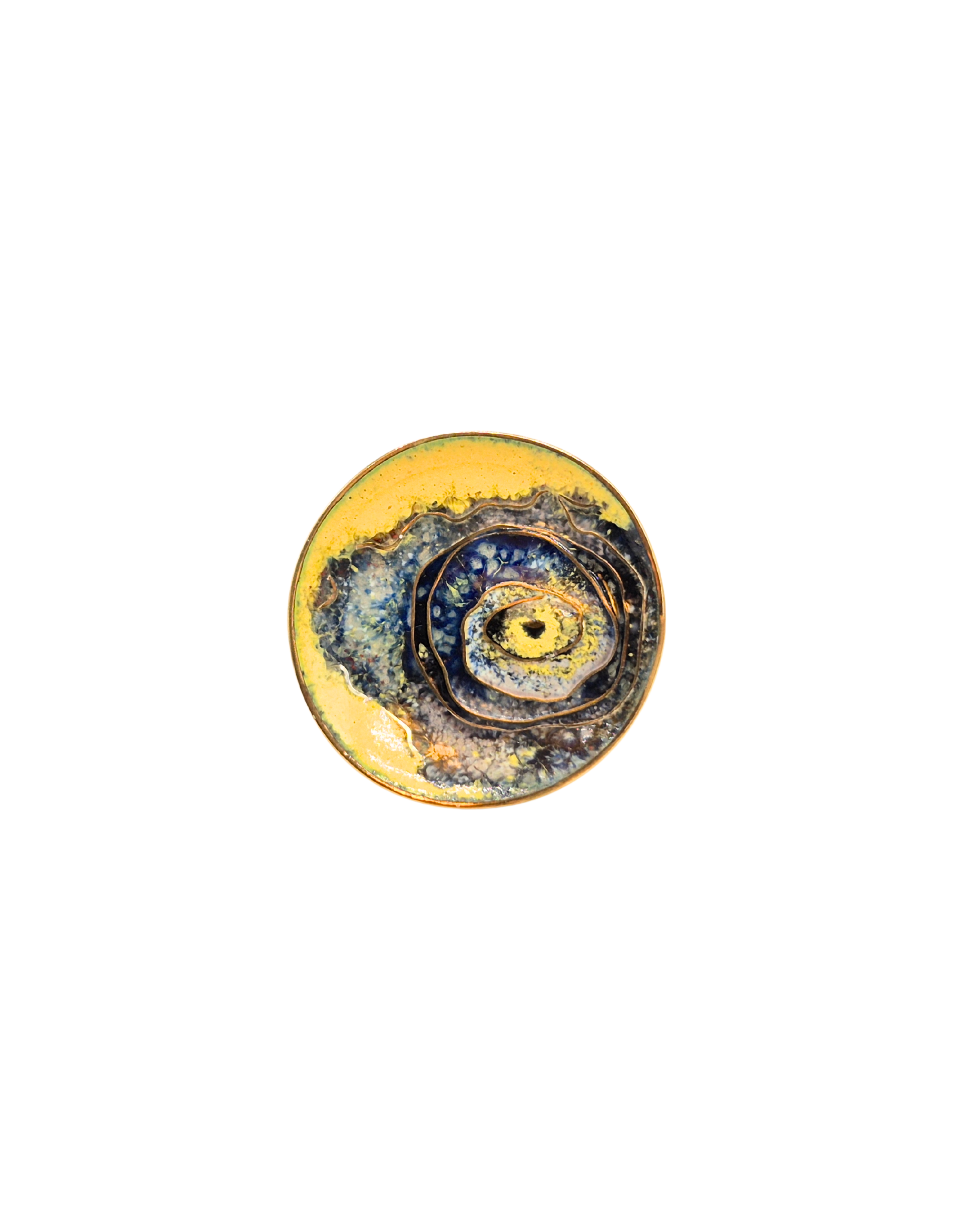 Siyesta Geko-Gümüş Üzeri Altın Kaplama