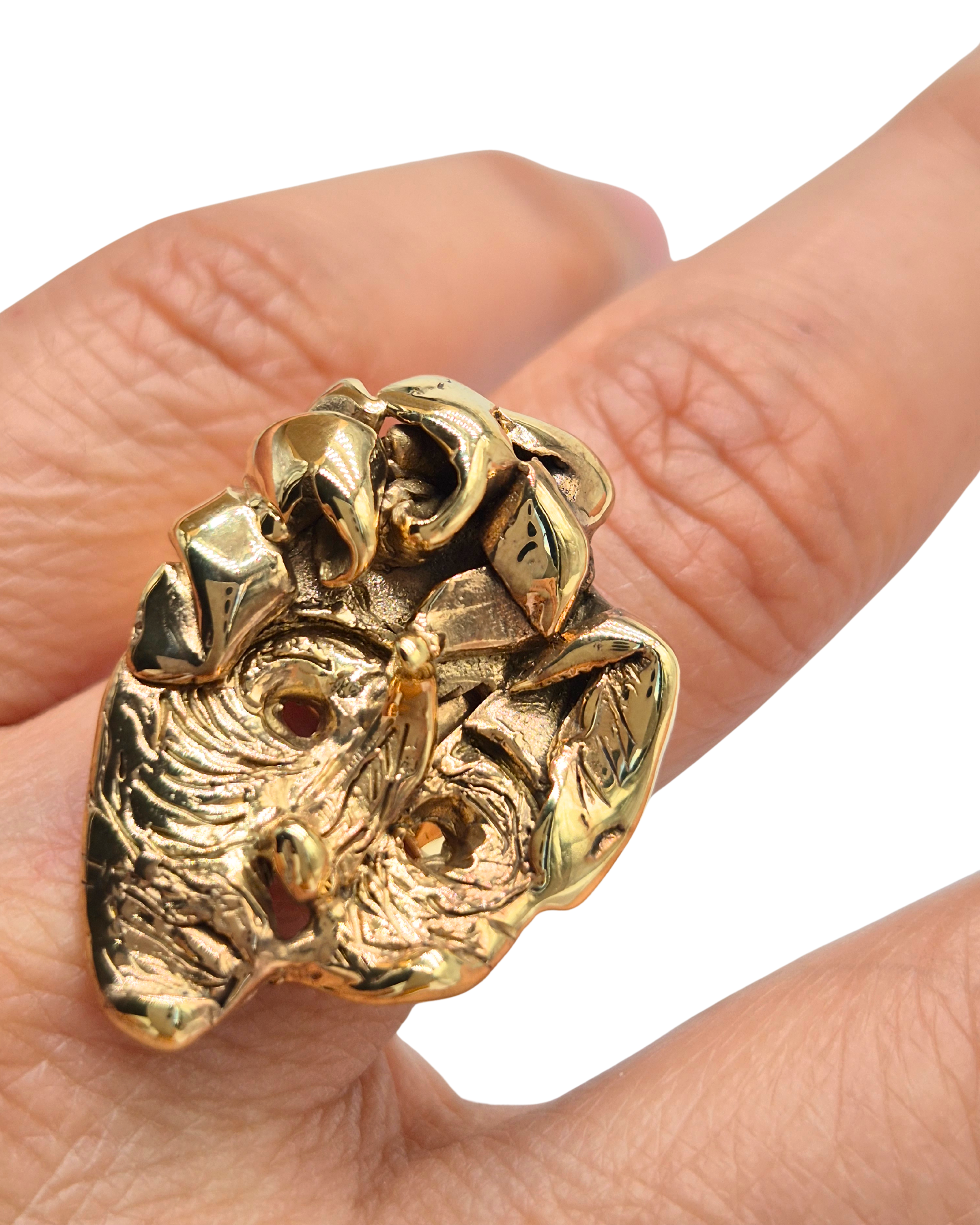 Hâl Yüzük- Bronz Üzeri Altın Kaplama