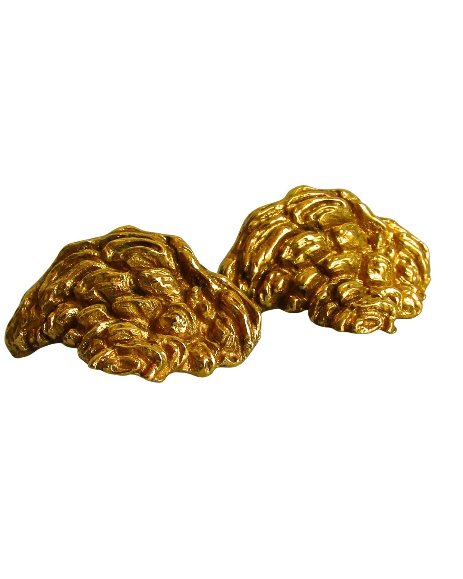 Kaya Katmanı Küpe-Bronz Üzeri Altın Kaplama